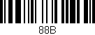 Código de barras (EAN, GTIN, SKU, ISBN): '88B'