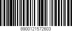 Código de barras (EAN, GTIN, SKU, ISBN): '8900121572603'