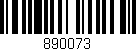 Código de barras (EAN, GTIN, SKU, ISBN): '890073'