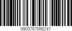 Código de barras (EAN, GTIN, SKU, ISBN): '8900787086247'