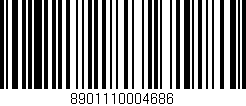 Código de barras (EAN, GTIN, SKU, ISBN): '8901110004686'