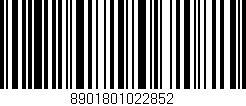 Código de barras (EAN, GTIN, SKU, ISBN): '8901801022852'