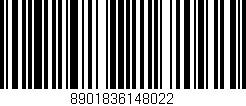 Código de barras (EAN, GTIN, SKU, ISBN): '8901836148022'