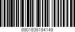 Código de barras (EAN, GTIN, SKU, ISBN): '8901839194149'