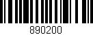 Código de barras (EAN, GTIN, SKU, ISBN): '890200'