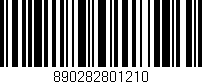 Código de barras (EAN, GTIN, SKU, ISBN): '890282801210'