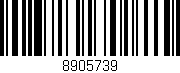 Código de barras (EAN, GTIN, SKU, ISBN): '8905739'