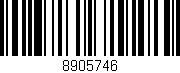 Código de barras (EAN, GTIN, SKU, ISBN): '8905746'