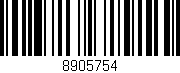 Código de barras (EAN, GTIN, SKU, ISBN): '8905754'