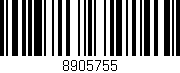 Código de barras (EAN, GTIN, SKU, ISBN): '8905755'