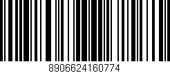 Código de barras (EAN, GTIN, SKU, ISBN): '8906624160774'