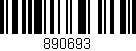 Código de barras (EAN, GTIN, SKU, ISBN): '890693'