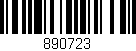 Código de barras (EAN, GTIN, SKU, ISBN): '890723'