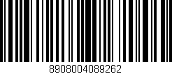 Código de barras (EAN, GTIN, SKU, ISBN): '8908004089262'