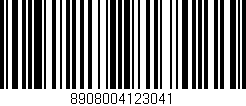 Código de barras (EAN, GTIN, SKU, ISBN): '8908004123041'