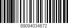 Código de barras (EAN, GTIN, SKU, ISBN): '89094034672'
