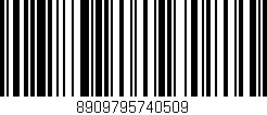 Código de barras (EAN, GTIN, SKU, ISBN): '8909795740509'