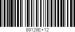 Código de barras (EAN, GTIN, SKU, ISBN): '89128E+12'