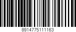 Código de barras (EAN, GTIN, SKU, ISBN): '8914775111163'