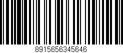 Código de barras (EAN, GTIN, SKU, ISBN): '8915656345646'