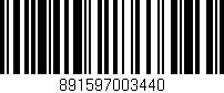 Código de barras (EAN, GTIN, SKU, ISBN): '891597003440'