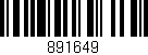 Código de barras (EAN, GTIN, SKU, ISBN): '891649'