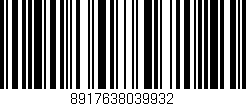 Código de barras (EAN, GTIN, SKU, ISBN): '8917638039932'