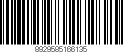 Código de barras (EAN, GTIN, SKU, ISBN): '8929585166135'