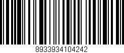 Código de barras (EAN, GTIN, SKU, ISBN): '8933934104242'