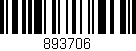 Código de barras (EAN, GTIN, SKU, ISBN): '893706'