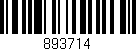 Código de barras (EAN, GTIN, SKU, ISBN): '893714'