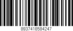 Código de barras (EAN, GTIN, SKU, ISBN): '8937418584247'