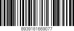 Código de barras (EAN, GTIN, SKU, ISBN): '8939181669077'