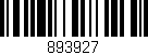Código de barras (EAN, GTIN, SKU, ISBN): '893927'