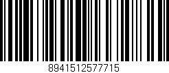 Código de barras (EAN, GTIN, SKU, ISBN): '8941512577715'