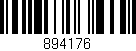Código de barras (EAN, GTIN, SKU, ISBN): '894176'