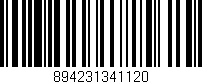 Código de barras (EAN, GTIN, SKU, ISBN): '894231341120'