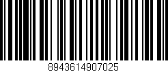 Código de barras (EAN, GTIN, SKU, ISBN): '8943614907025'