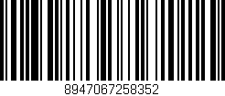 Código de barras (EAN, GTIN, SKU, ISBN): '8947067258352'
