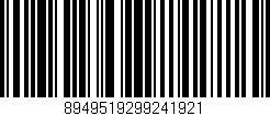 Código de barras (EAN, GTIN, SKU, ISBN): '8949519299241921'