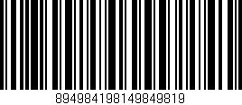 Código de barras (EAN, GTIN, SKU, ISBN): '894984198149849819'