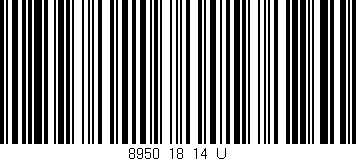 Código de barras (EAN, GTIN, SKU, ISBN): '8950_18_14_U'
