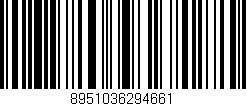 Código de barras (EAN, GTIN, SKU, ISBN): '8951036294661'