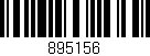 Código de barras (EAN, GTIN, SKU, ISBN): '895156'