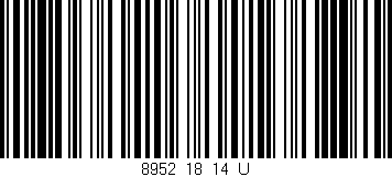 Código de barras (EAN, GTIN, SKU, ISBN): '8952_18_14_U'