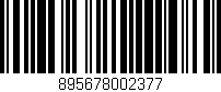 Código de barras (EAN, GTIN, SKU, ISBN): '895678002377'