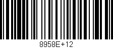 Código de barras (EAN, GTIN, SKU, ISBN): '8958E+12'