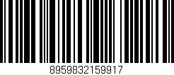Código de barras (EAN, GTIN, SKU, ISBN): '8959832159917'