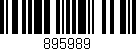 Código de barras (EAN, GTIN, SKU, ISBN): '895989'