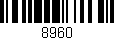 Código de barras (EAN, GTIN, SKU, ISBN): '8960'